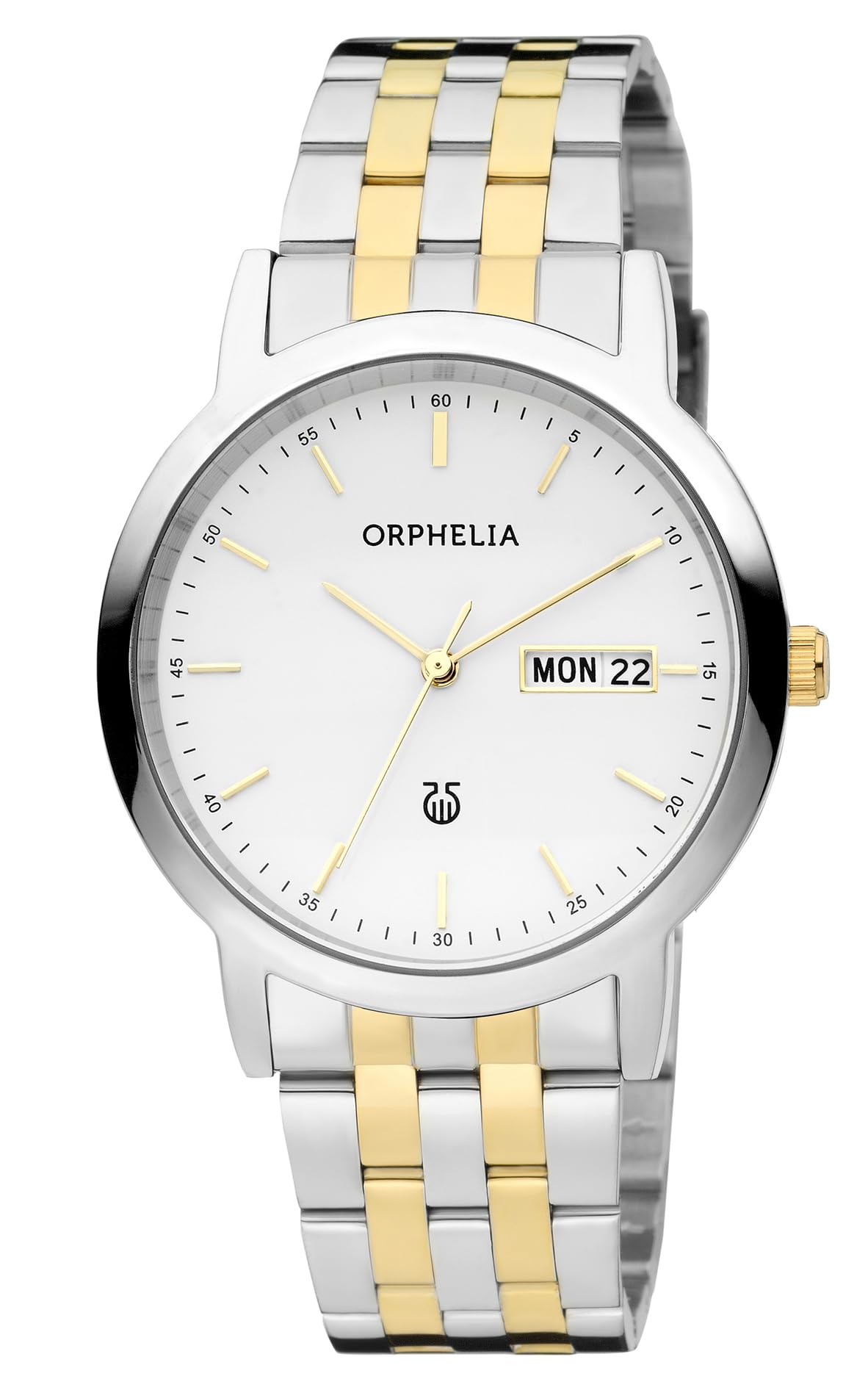 Orphelia Momento Men's Quartz Watch with Silver Dial Analogue Display and Multicolour Stainless Steel Bracelet 62604