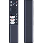 Voice Remote Replacement for HAPPRUN 510G Projector | Compatible With TCL C1 A1 A1s Smart Projector, ETOE Seal Pro, Voice Control, Easy Pairing, 3 Dedicated Shortcut Buttons