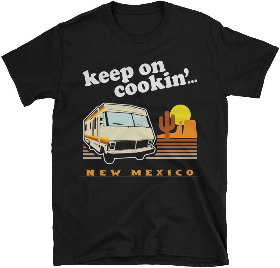 Breaking Bad Keep on Cookin Camper Breaking Bad New Mexico Men's T-Shirt Black