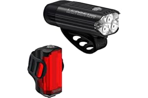 LEZYNE Radar React System, Front & Rear LED Bike Lights - Bright IPX7 Waterproof Day/Nighttime Cycling Road Visibility Headli