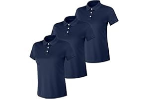 HANES COMFORTBLEND Hanes womens Performance Polo, Single or 3-Pack, Sport Cool DRI Moisture-Wicking Polo Shirt, 40+ UPF Protection
