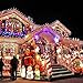 Qedertek 200 LED Solar Powered Christmas Lights, 72ft Fairy Lights Decorative Lighting for Home, Lawn, Garden, Party and Holiday Decorations (Multi Color)
