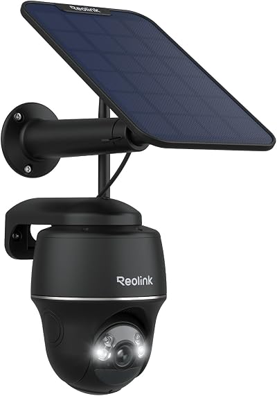 Reolink Argus PT 5MP Solar Wireless Outdoor Camera 360 Pan Tilt 2K Night Vision