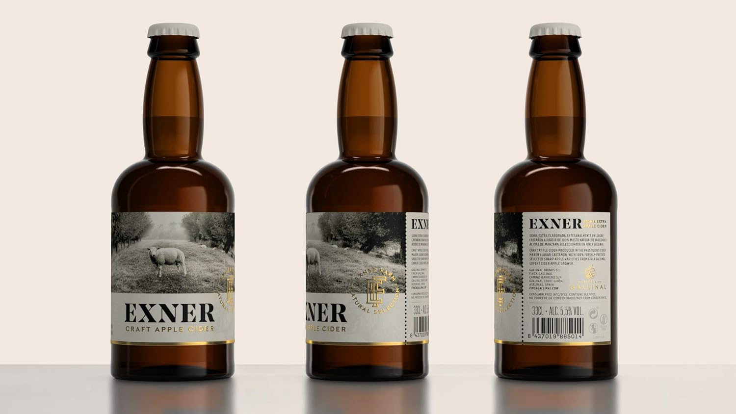 Exner Craft Apple Cider 100 Sidra Apfelwein Ohne Konzentrat 12 X 33 Cl Amazon De Bier Wein Spirituosen