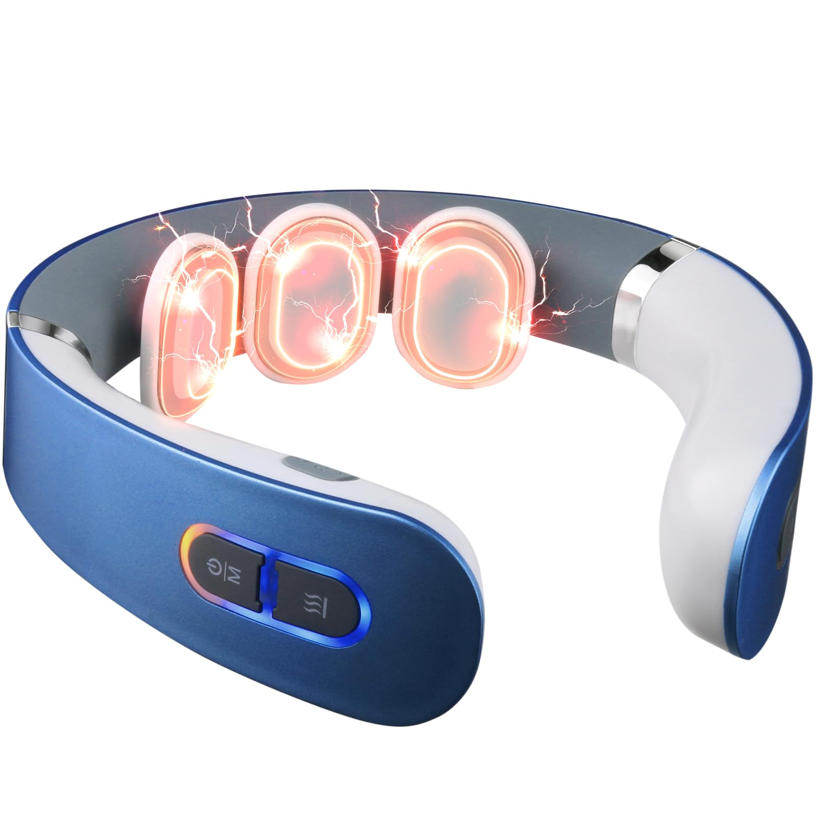 Photo 1 of Auxoliev Neck Massager with Heat, 9 Modes and 50 Intensity, Cervical Massage with Adjustable Timers