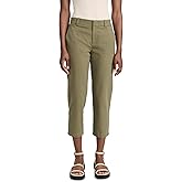 Vince Women's Mid Rise Washed Cotton Crop Pants