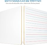 Nicpro 2 Pack Whiteboard A3 30x42 cm Double Sided Lapboard with 8 Pens view 2