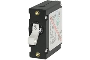 Blue Sea Systems A-Series Toggle Single Pole Circuit Breakers