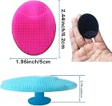 MMSGA Silicone Face Scrubbers Exfoliator Brush 3 Pack Baby Bath Brush view 2