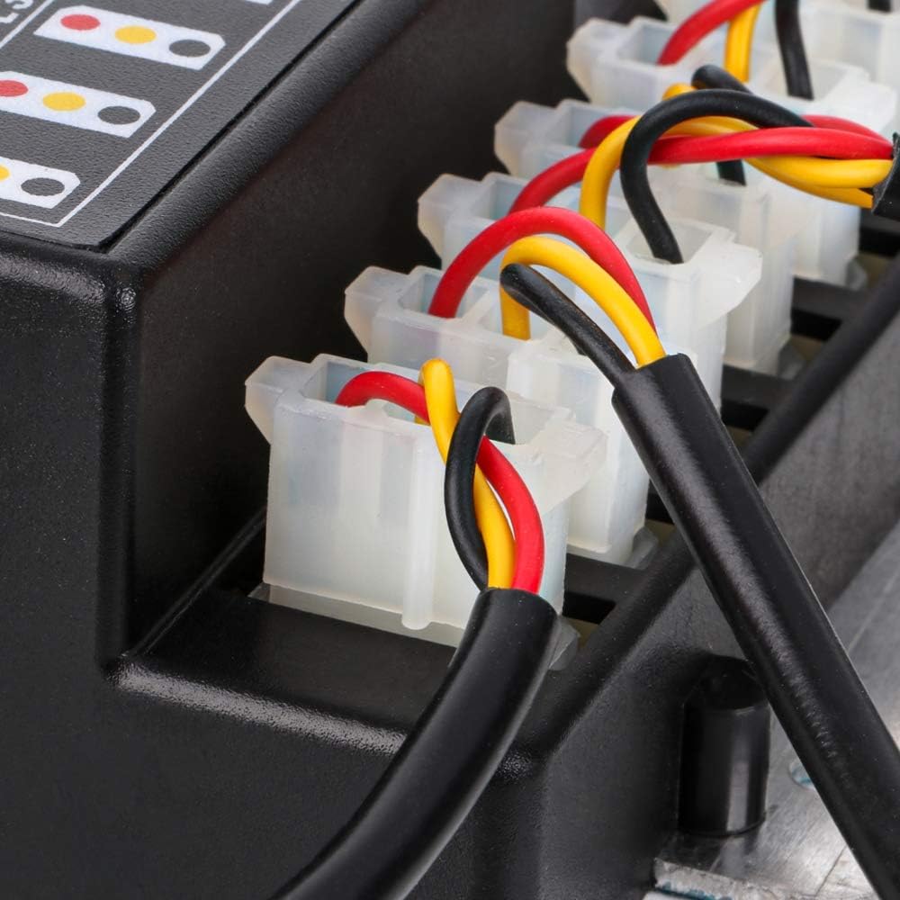 Hideaway 120W 6 LED HID Bulbs White Hazard Emergency Warning Strobe