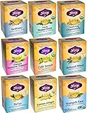 Yogi Tea Herbal Wellness 9 Flavor Variety Pack (Pack of 9, 144 Tea Bags Total)