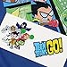 Popfunk Teen Titans Go! Youth T Shirt & Stickers - Small, Royal