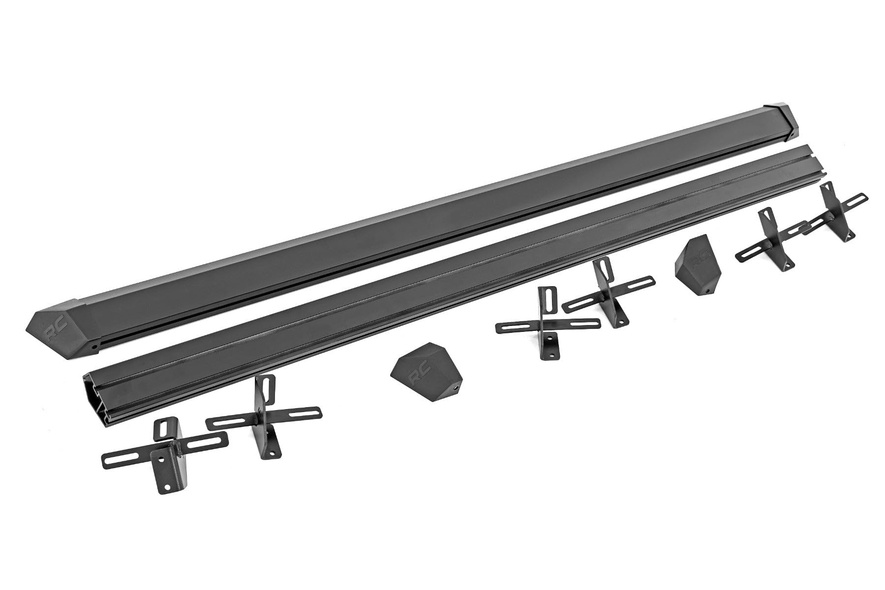 Photo 1 of ***Missing end caps and hardware to mount***
Rough Country SR2 Aluminum Side Rails for Ford Bronco (2021-2025) 4-Door - Lightweight, Heavy-Duty Rock Rails, Easy Bolt-On Install