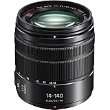 Panasonic Lumix G Vario 14-140mm Telephoto Zoom Lens with F3.5-5.6 II ASPH, Mirrorless Micro Four Thirds Mount and Power O.I.