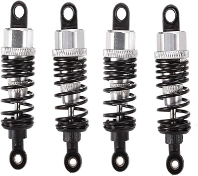NIUQY Venta Especial 4 UNID 60mm Amortiguador Amortiguador Metal Adecuado para 1/10 RC Car SCX10 TRX4 D90 Compatible con actualización Dispositivo: Amazon.es: Electrónica