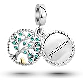 Luluadorn Family Tree of Life Charms fits Pandora Bracelets for Women Mom Daughter Charm for Bracelets Necklace Pendant for Women Jewelry