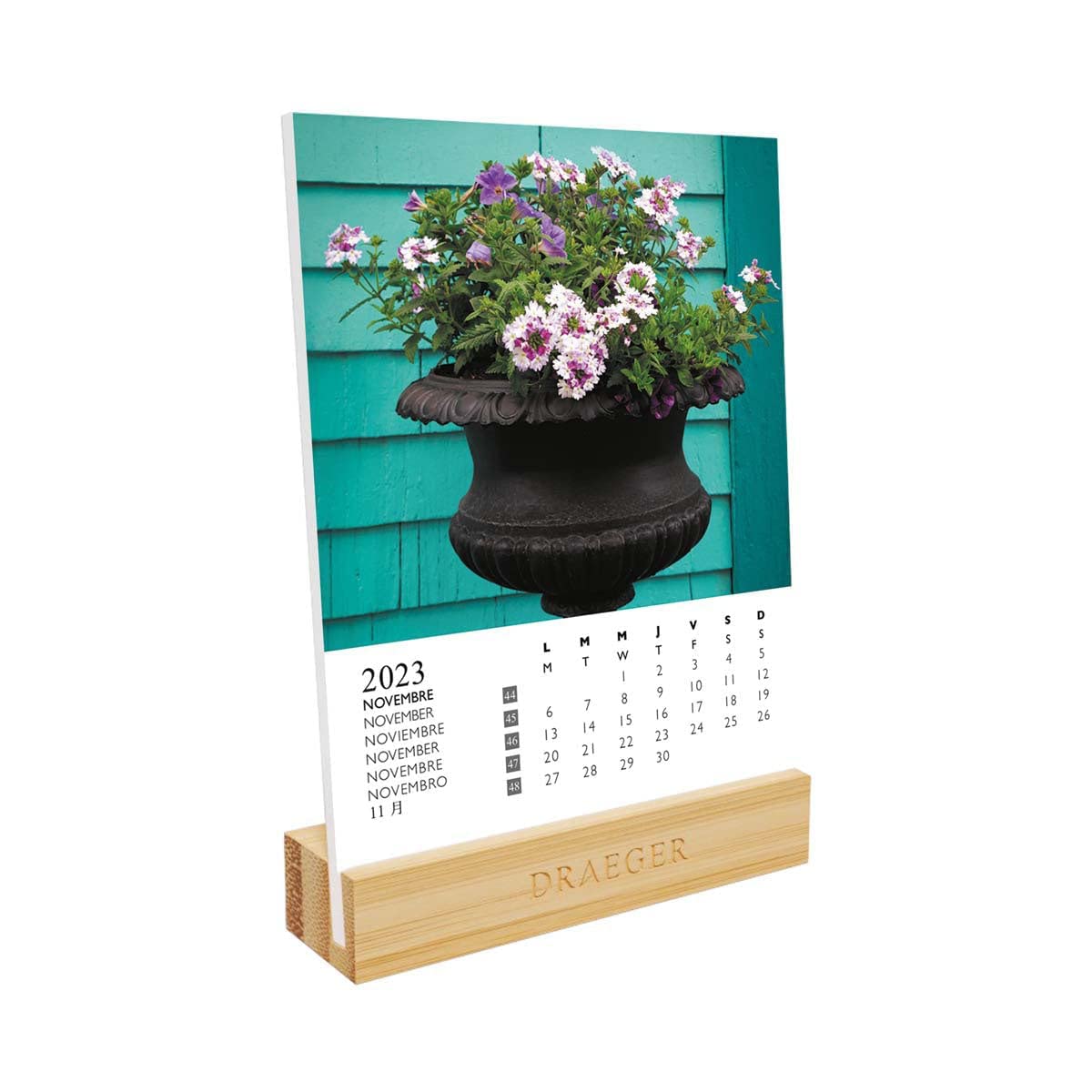 Draeger Paris Gardens 2023 Pedestal Calendar