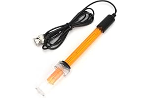 ORP Electrode Probe, High Conductivity Water Testing Sensor with BNC Connector for Aquariums Labs Pools Hydroponics