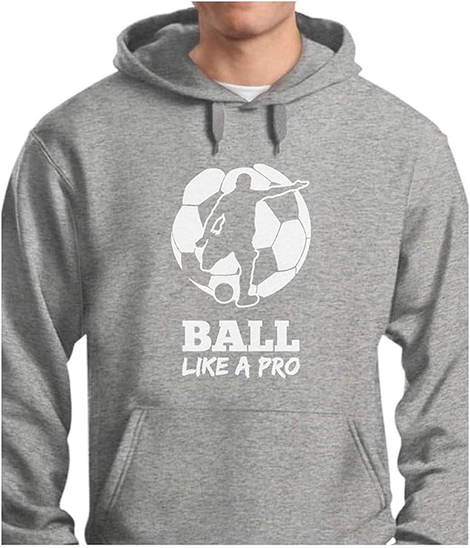 Soccer Player Ball Like a Pro Gift for Soccer Fans Mens Hoodie Amazon