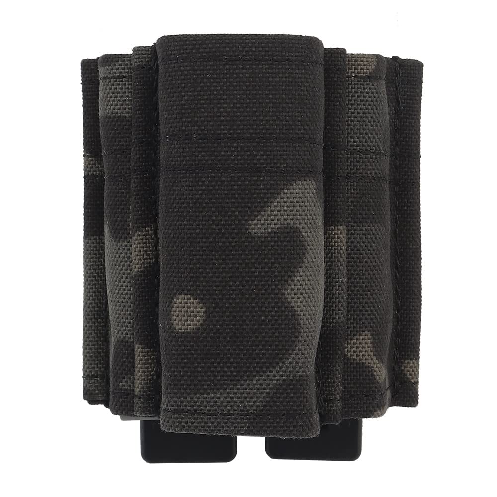 9mm/ 5.56 Magazine Pouch Tactical Molle Airsoft Open Top Rifle Pistol Mag Pouchs Holder Belt Fast Attach Carrier Magazine Set (Color : MG-F-07-BCP, Size : M)