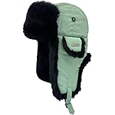 Winter Trapper Hat for Men Women 100% Real Rabbit Fur Russian Fur Winter Ushanka Hat Men Aviator Hat Mens Trapper Hat