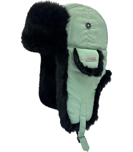 Amazon.com: Mad Bomber Kids Black Aviator Pilot Hat Real  display picture 1