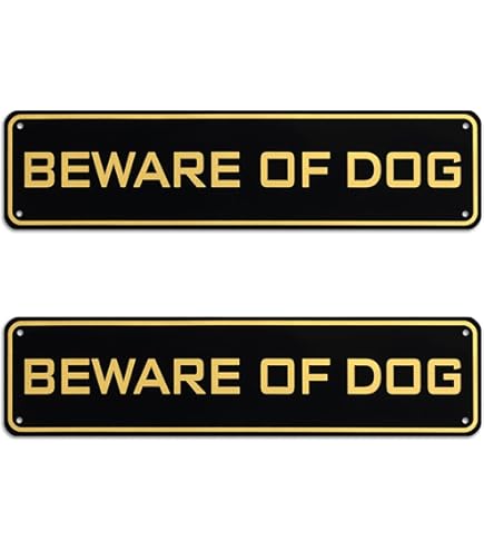 Beware Of God Vintage Aluminum Sign – 8x12 Inches, Retro White Metal, Deerts