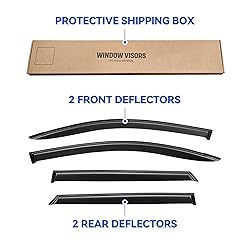 Window Visors Rain Guards for 2016 2017 2018 2019