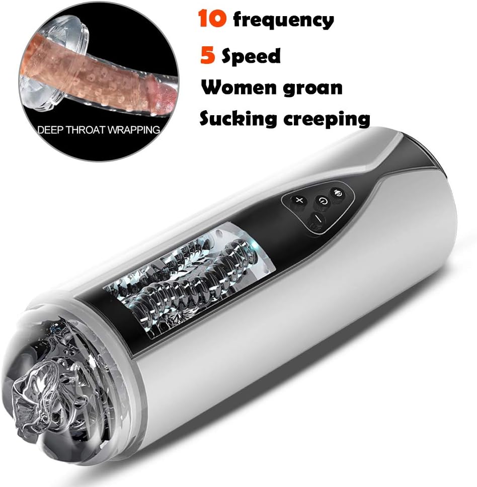 Hot Deals Sexy Underwear for Men,Automatic Piston Telescopic Rotate Male Mastubratìon Cup Artificial Real Pussy Male Strong Sucking Vibrating Toys for Men T-Shirt