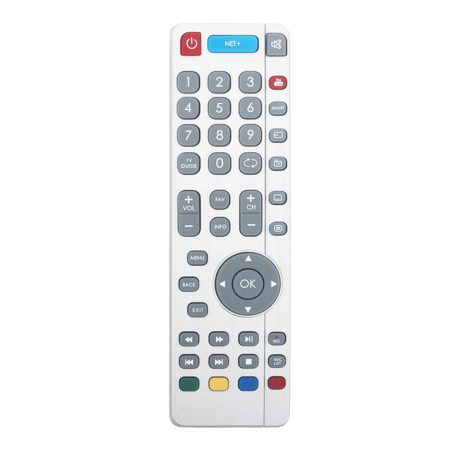 VINABTY SHW/RMC/0111 Remote Control Replacement for SHWRMC0111 Smart TV'S with Youtube NET+ Buttons LC-49CUF8461KS LC49CUF8462ES LC-49CUF8462ES