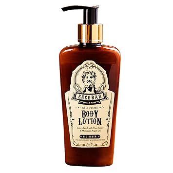 ESCOBAR Most Wanted Men Body Lotion Interpolated With Shea Butter & Moroccan Argan Oil | Parabens, Silicon & Mineral Oil Free | 200 ml