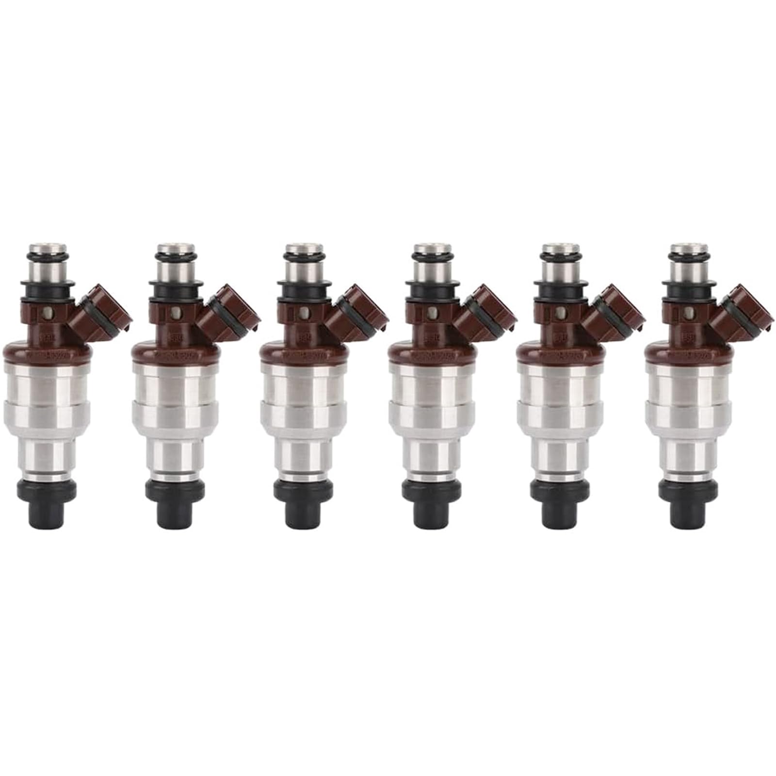 Photo 1 of GJAUTOPARTS Fuel Injectors 23209-65020 23250-65020 195500-5400 22842-12130 23250-35040 Compatible with Toyota 4Runner Pickup 1989-1995 3VZE 3.0L V6(pack of 6)