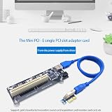 Dedjgoo PCI-E X1 to PCI Riser Card Adapter Converter USB 3.0 Cable for Desktop view 6