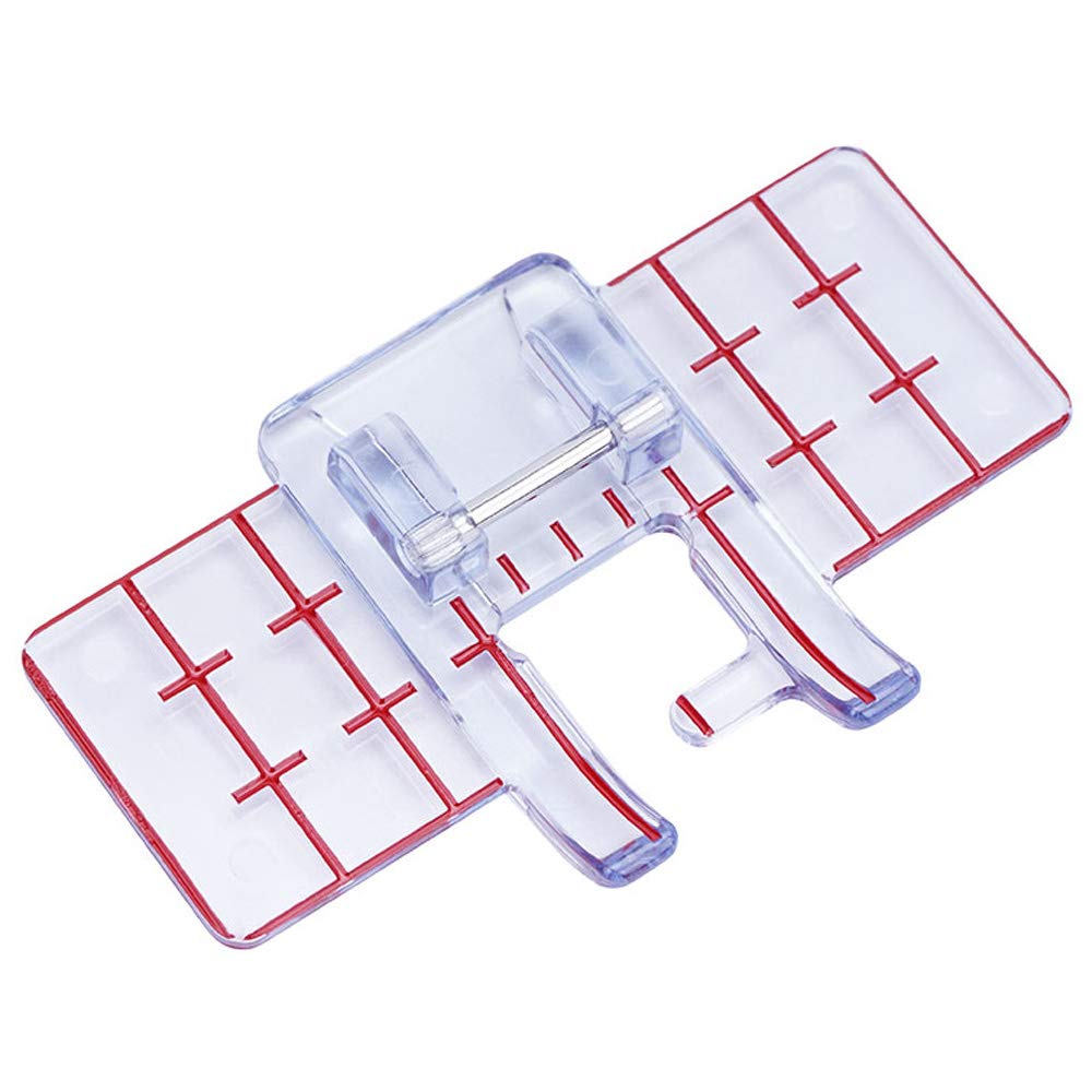 DREAMSTITCH 821082096 Snap On Multi-Line Decorative Presser Foot Parallel Stitch Foot for Janome,Pfaff B,C,D,E,F,G,J,K Sewing Machine 821082096