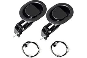 Komokeru Universal Recliner Replacement Parts,2 Pack Heavy-Duty Metal Recliner Handle Replacement with Cable, Sofa Chair Recliner Release Pull Handle, Exposed Cable Length 4.9"