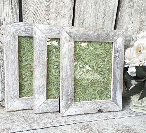 Amazon Com White Washed Barnwood Frame Collection Natural