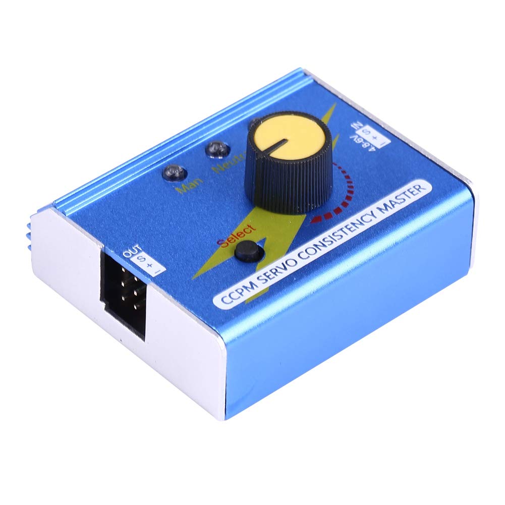 RC Model Servo Tester, CCPM Servo Consistency Master Motor Tester ESC Checker replacement for RC Plane Car Boat