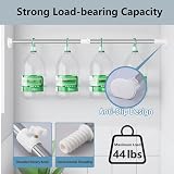 Hershii Expandable Window Shower Curtain Tension Rod 25.4mm Diameter view 4