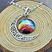 Galaxy Necklace Hollow Out Crescent Galactic Moon Charm Necklace for Women