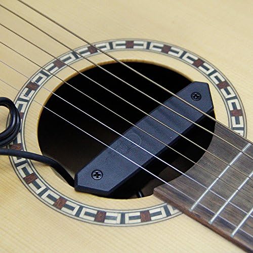 Skysonic T-902 Piezo Humbucker Soundhole Pickup Equipped with Microphone to collect the tapping of the guitar