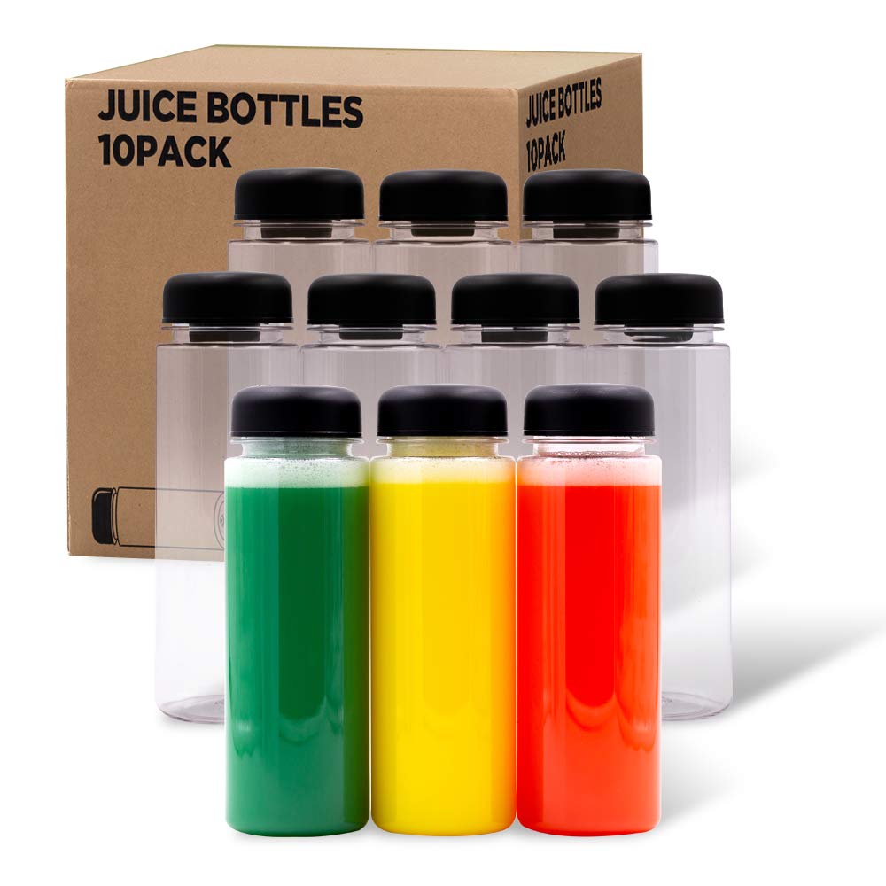 Buy 12 STAIR 10pack 16oz plastic bottles with caps juice bottles for