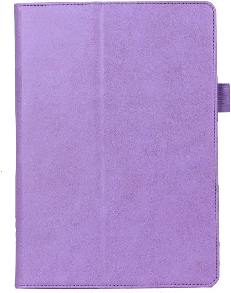 ISIN Premium PU Folio Protective Case Stand Cover General for 10.1-inch Lenovo Tab P10 TB-X705, Smart Tab M10 HD TB-X505, Tab M10 FHD TB-X605 and Tab5 10.1 Android Tablet PC(Purple)