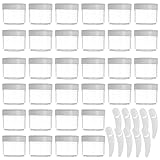 100 Pcs 20g Plastic Sample Cosmetic Containers with