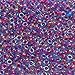 Miyuki Round Seed Bead Size 11/0 8.5g Fucshia Lined Aqua AB