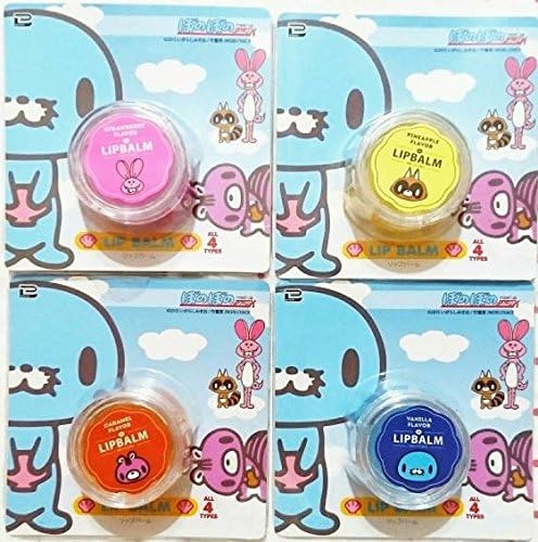 Amazon ぼのぼのmeetupチャッx ぷるぷるリップバーム 全4種セット アニメ 萌えグッズ 通販
