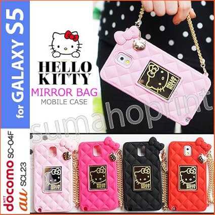 Amazon S5 Kitty Ribbon 正規品 Samsung Galaxy S5 Case Samsung Galaxy S5 ケース Samsung Galaxy S5 カバー Docomo Sc 04f Docomo Galaxy S5 ケース かわいい リボン Docomo Galaxy S5 カバー かわいい