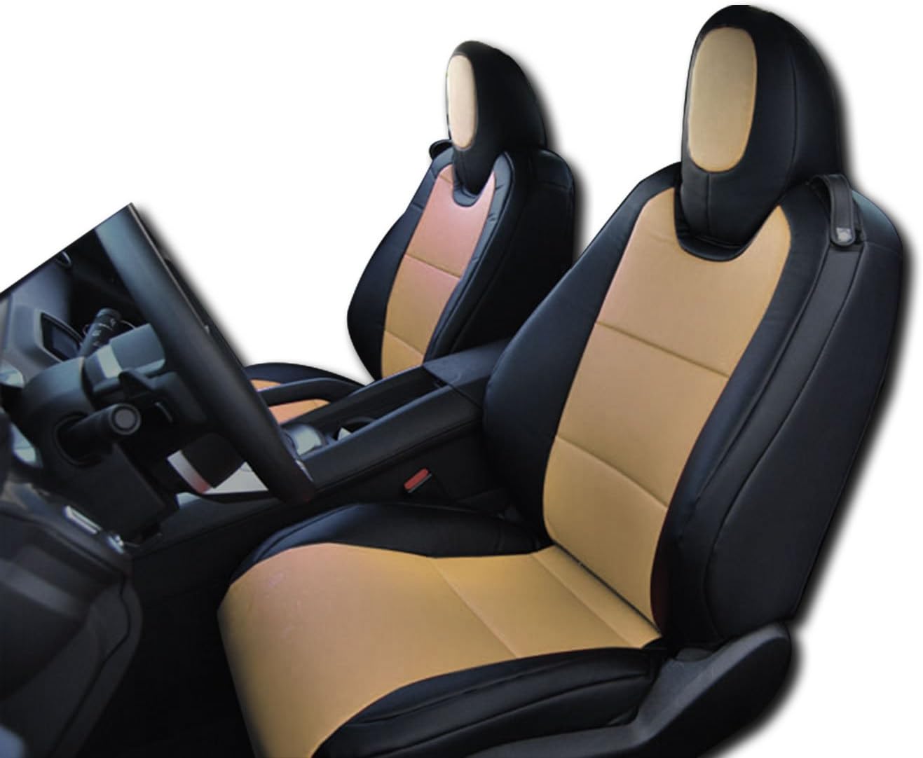 Best beige black seat covers