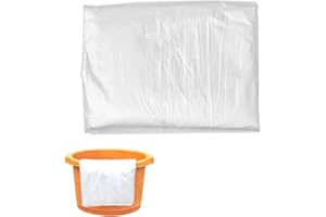 100 Pcs Disposable Foot Tub Liner Portable Bath Basin Bags,Plastic Foot Bath Basin Pedicure Liners,Thin Large Sanitary and Od