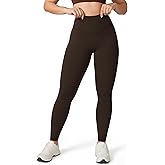 UNISSU Hugcurve No Front Seam Full Length High Waisted Workout Leggings for Women Buttery Yoga Pants Athletic Tights - 28''