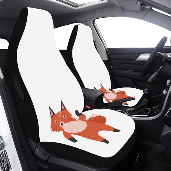 Covers for Car Seats Cute Woodland Animals Group Full Seat